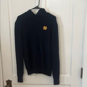 Notre Dame Men's Cashmere Pullover Hoodie (size Small) - Class Trip Official